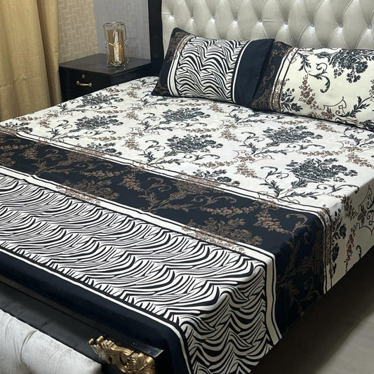 7 Pcs Cotton Printed Comforter Set